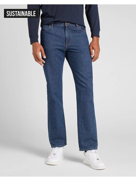 Lee Lee Jeansy WEST Niebieski Loose Fit