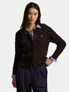 Polo Ralph Lauren Polo Ralph Lauren Кардиган 211972104007 Кафяв Slim Fit