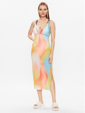 Calvin Klein Swimwear Calvin Klein Swimwear Robe de plage KW0KW02243 Orange Regular Fit