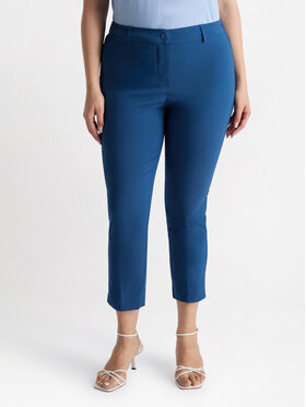 Fiorella Rubino Fiorella Rubino Pantaloni di tessuto P144L102147N024 Turchese Regular Fit