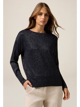 Oltre Oltre Sweter M307J005045N034 Niebieski Regular Fit