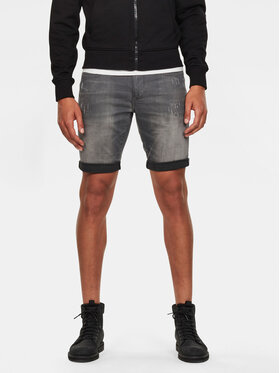 G-Star Raw G-Star Raw Дънкови шорти 3301 D10481-6132 Сив Slim Fit