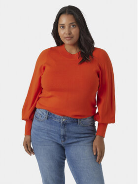 Vero Moda Curve Vero Moda Curve Kampsun 10291293 Oranž Regular Fit