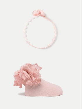 Mayoral Mayoral Komplett Set Haarband und Socken 9869 Rosa