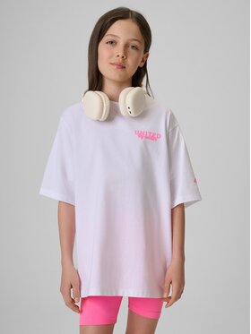 4F 4F T-Shirt POOLSIDE CLUB Biały