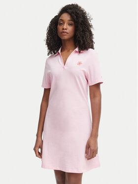 Tommy Hilfiger Tommy Hilfiger Každodenní šaty WW0WW48749 Světle růžová Regular Fit