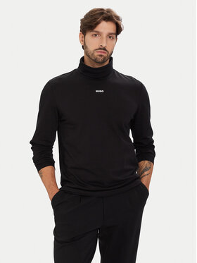 HUGO HUGO Гольф Daporollo 50547372 Чорний Regular Fit