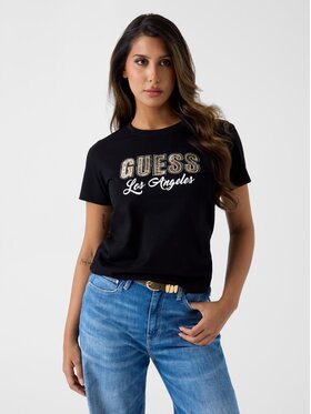 Guess Guess T-Shirt 183424 Černá Classic Fit