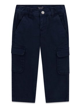 Guess Kids Guess Kids Kalhoty z materiálu 183616 Modrá Regular Fit