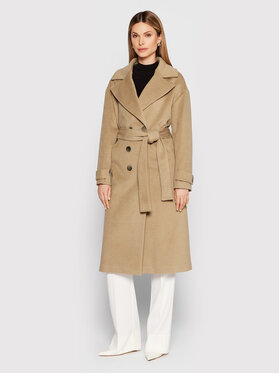 Fracomina Fracomina Cappotto di transizione FR22WC1010W40601 Marrone Regular Fit