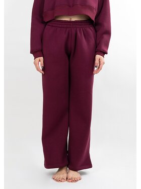 DKaren Sport DKaren Sport Spodnie dresowe SDK-K-B9 Bordowy Classic Fit
