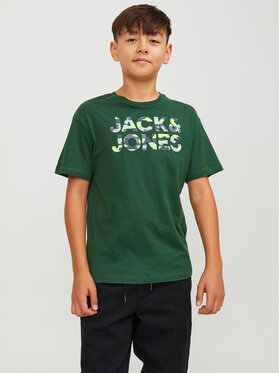 Jack&Jones Junior Jack&Jones Junior Tričko 12237106 Zelená Loose Fit