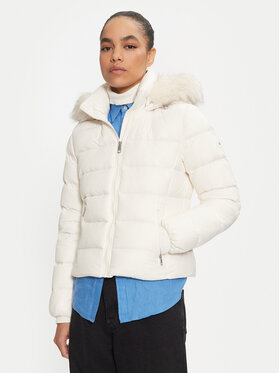 Tommy Hilfiger Tommy Hilfiger Pernata jakna WW0WW43520 Écru Regular Fit