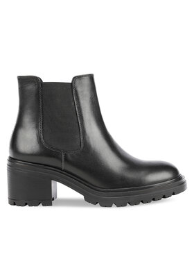 Geox Geox Členková obuv s elastickým prvkom D Damiana D16QCG 00043 C9999 Čierna