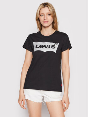 Levi's® Levi's® T-Shirt The Perfect 17369-0483 Schwarz Regular Fit