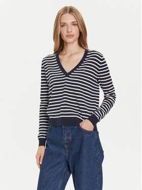 Tommy Jeans Tommy Jeans Pulover Essential DW0DW19888 Bleumarin Regular Fit