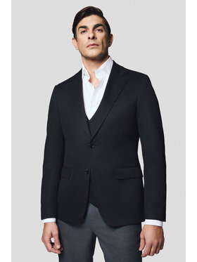 Lancerto Lancerto Marynarka Carbonia MA131125000002 Czarny Slim Fit