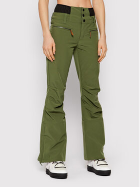 Roxy Roxy Pantaloni de schi Rising High ERJTP03118 Verde Skinny Fit