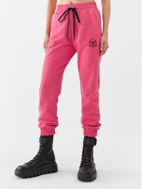 Pinko Pinko Spodnie dresowe Carico 100371 A162 Różowy Relaxed Fit