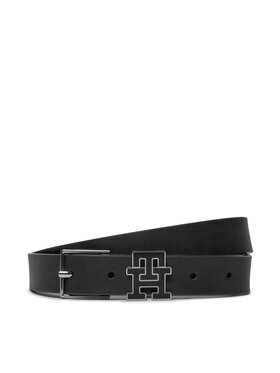 Tommy Hilfiger Tommy Hilfiger Dámský pásek Th Central Cc And Coin Černá