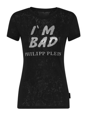 PHILIPP PLEIN PHILIPP PLEIN T-Shirt 887 Czarny Regular Fit