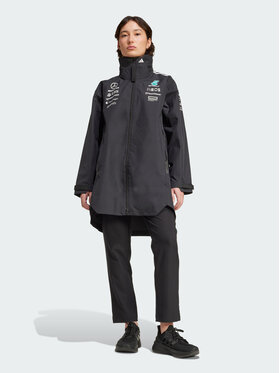 adidas adidas Kurtka anorak MERCEDES - AMG PETRONAS FORMULA ONE TEAM MYSHELTER Czarny Regular Fit