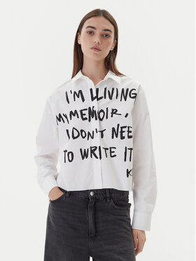 Karl Lagerfeld Jeans Karl Lagerfeld Jeans Ing A4W11006 Fehér Regular Fit