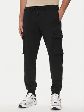 Guess Guess Teplákové nohavice Aldwin Z4YB08 KAIJ1 Čierna Regular Fit