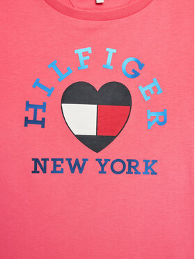 Tommy Hilfiger T-shirt Vinyl KG0KG07814 D Ružičasta Regular Fit