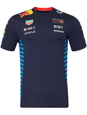 Red Bull Racing Red Bull Racing T-Shirt Red Bull Racing F1 Team 2024 Granatowy Regular Fit