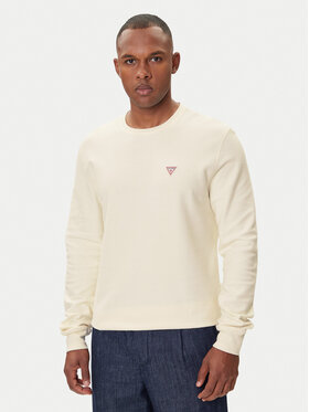 Guess Jeans Guess Jeans Longsleeve krekls M4BI77 KCII1 Écru Regular Fit