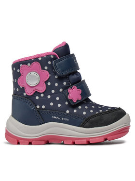 Geox Geox Śniegowce B Flanfil Girl B Abx B363WB 0MNBC C4268 M Granatowy