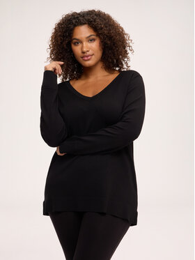 Fiorella Rubino Fiorella Rubino Sweter M273L008555N033 Czarny Regular Fit