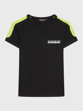 Napapijri Napapijri T-shirt S-Pinta NP0A4H2Y M Crna Regular Fit