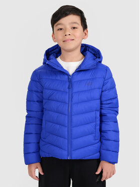 4F 4F Kurtka puchowa OUTERWEAR Niebieski Regular Fit