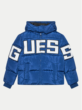 Guess Guess Geacă din puf L4BL04 WB240 Bleumarin Regular Fit