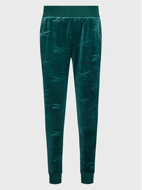 Reebok Reebok Pantaloni da tuta Classics Energy Q4 HK4935 Verde Slim Fit
