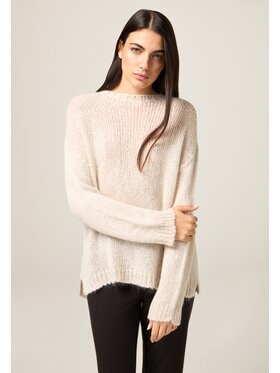 Oltre Oltre Maglione M125E002125N002 Bianco Regular Fit