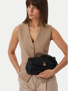 Guess Guess Дамска чанта Ella Logo HWPD97 46210 Черен