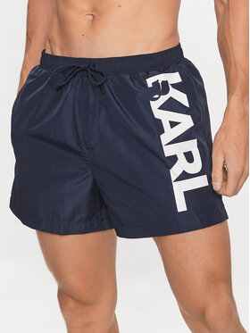 KARL LAGERFELD KARL LAGERFELD Плувни шорти 230M2202 Тъмносин Regular Fit