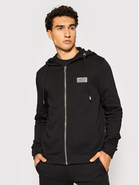 Les Hommes Les Hommes Mikina LLH500758U Černá Regular Fit