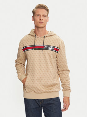 Guess Guess Суитшърт New Korbin Z4BQ30 FL04Q Бежов Regular Fit
