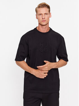 Hugo Hugo T-krekls Dleek 50496637 Melns Relaxed Fit