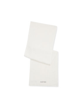 Calvin Klein Calvin Klein Šál Essential Knit Scarf 30X180 K60K608485 Écru