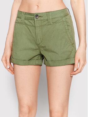 Pepe Jeans Pepe Jeans Short en tissu Balboa PL800994 Vert Regular Fit