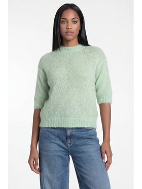 FIGL FIGL Sweter M1329 Zielony Regular Fit
