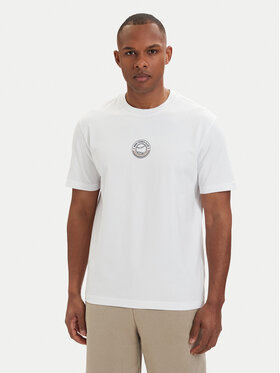 BOSS BOSS T-krekls Open 50560293 Balts Relaxed Fit