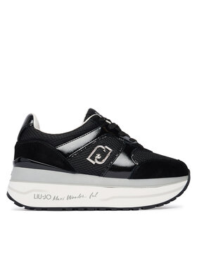 Liu Jo Liu Jo Sneakersy Maxi Wonder Plus 02 BA6019 PX805 Czarny