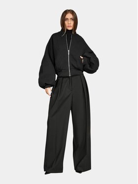 MADE BY SOCIETY MADE BY SOCIETY Spodnie materiałowe Timeless - P27693 Czarny Basic Fit