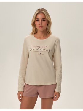 Henderson Henderson Piżama 41868 Biały Regular Fit